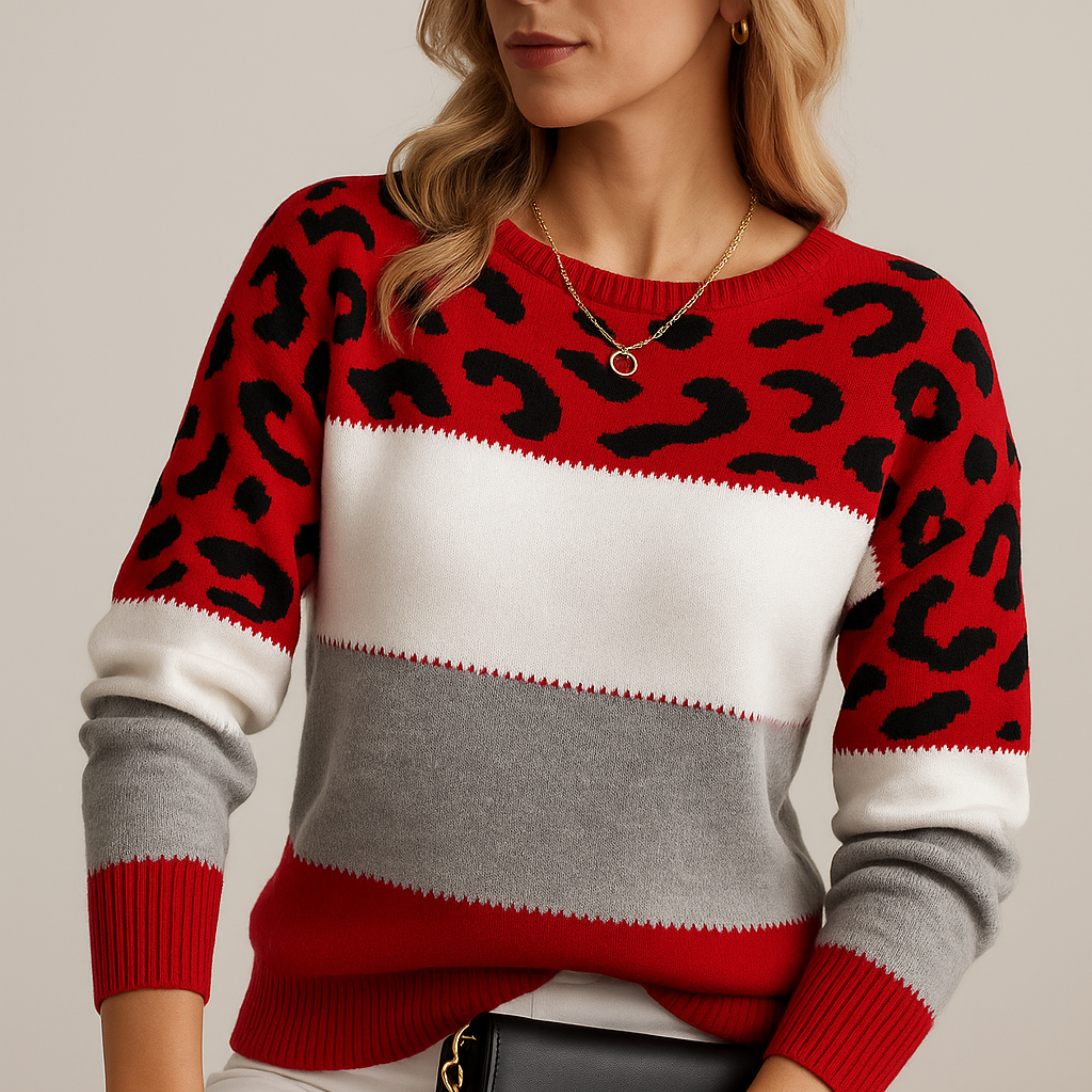 Ava | Leopard Sweater Elegans
