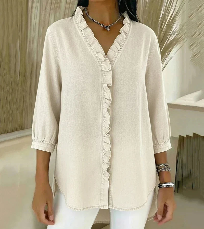 Nova | Elegant Denim Blouse