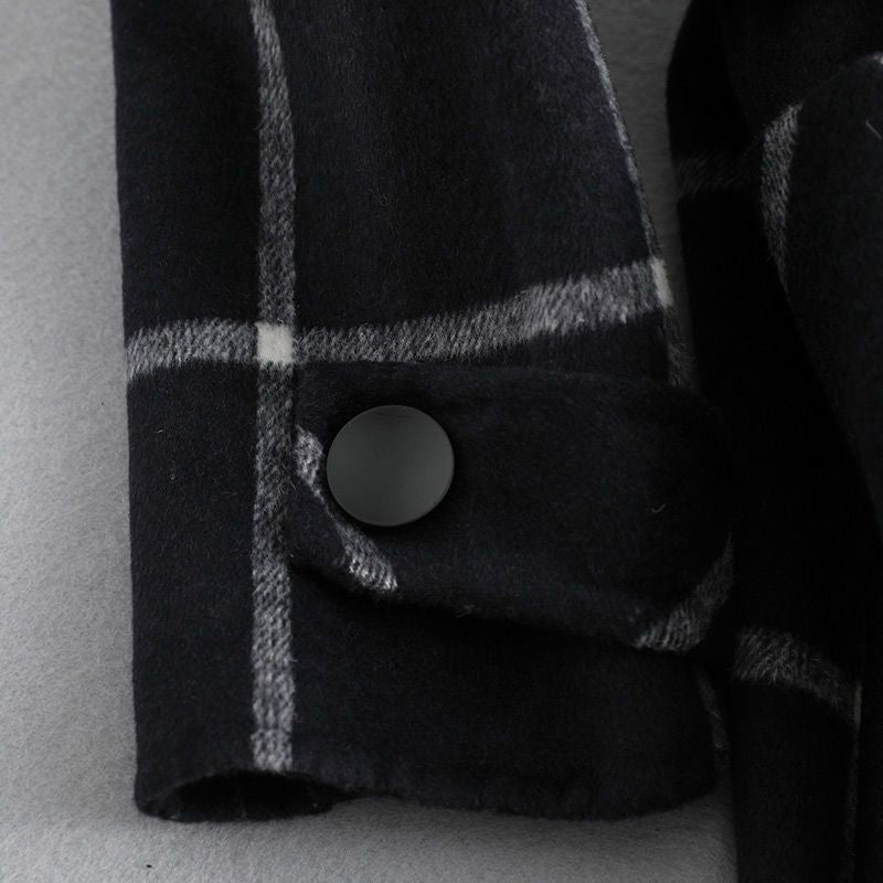 Lexi | Elegant Wool Check Coat