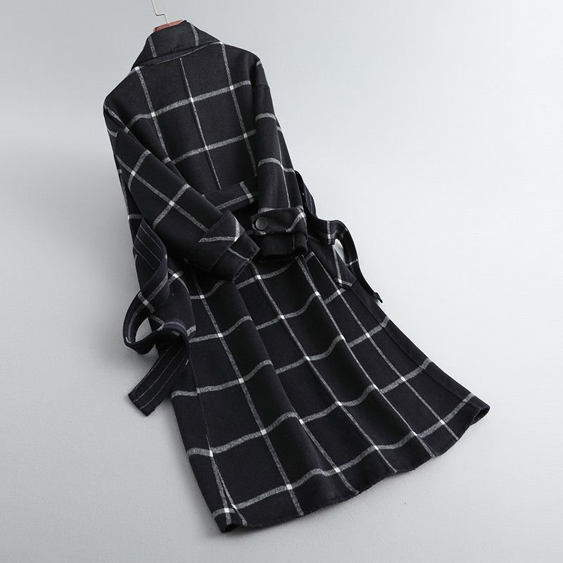 Lexi | Elegant Wool Check Coat