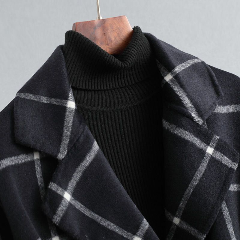 Lexi | Elegant Wool Check Coat