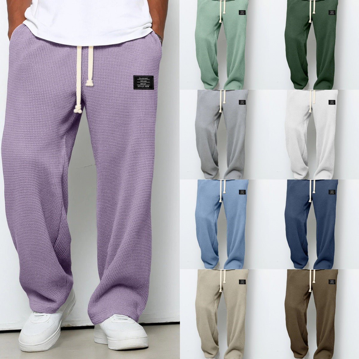 Damon | Wide Pants with Adjustable Waist