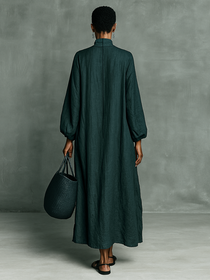 Giselle | Loose-Fitting Maxi Dress With Long Sleeves