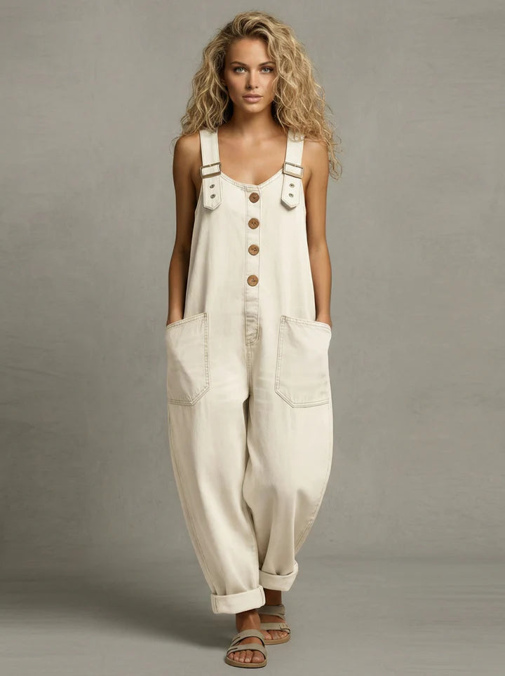 Holland | Stylish Denim Jumpsuit With Pockets