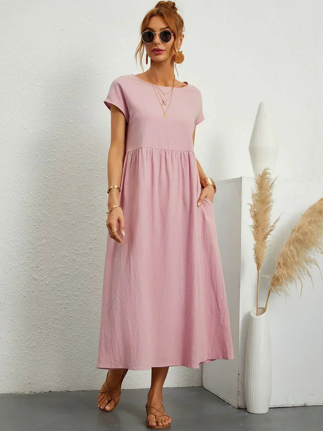 Elena | Casual Midi Dress