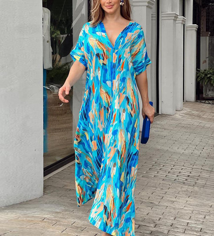Marnie | Vibrant Abstract Dress