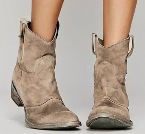 Karen | Suede Ankle Boots Premium
