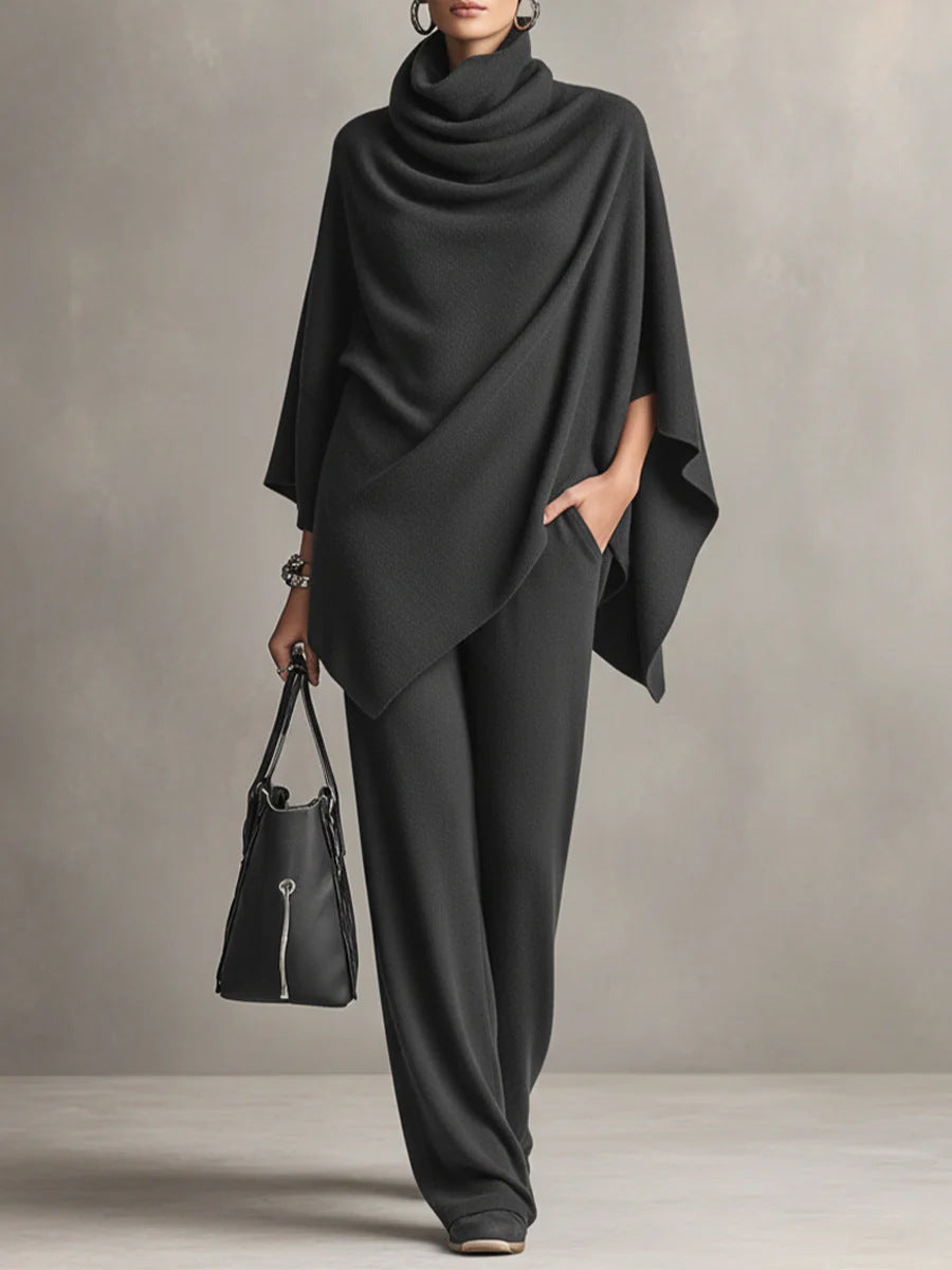 Kaia | Elegant Drape Two-Piece Set