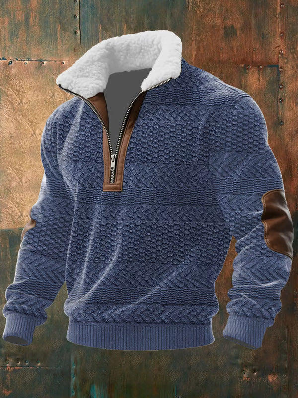 Clyde | JERSEY WITH ZIP AND LINED HIGH COLLAR