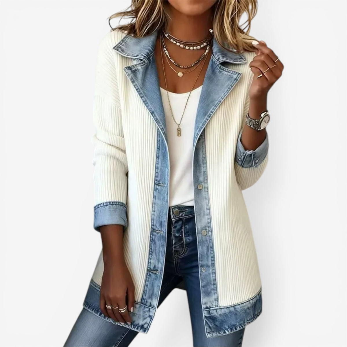 Esme | Coordinated Denim Jacket