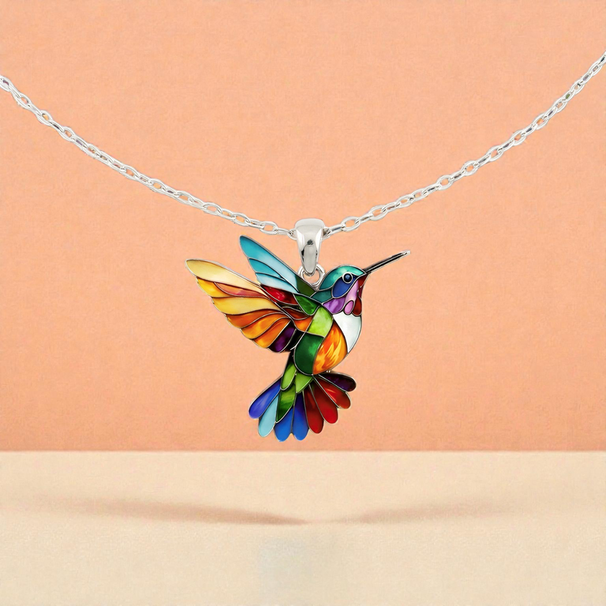 Carmen | Hummingbird Earrings & Necklace