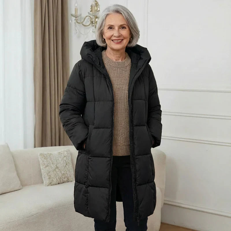 Cecilia| Hooded Puffer Coat with Premium Insulation
