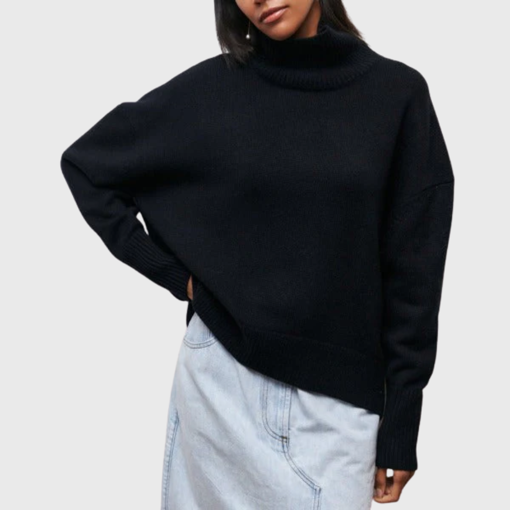 Avery | High Neck Pullover