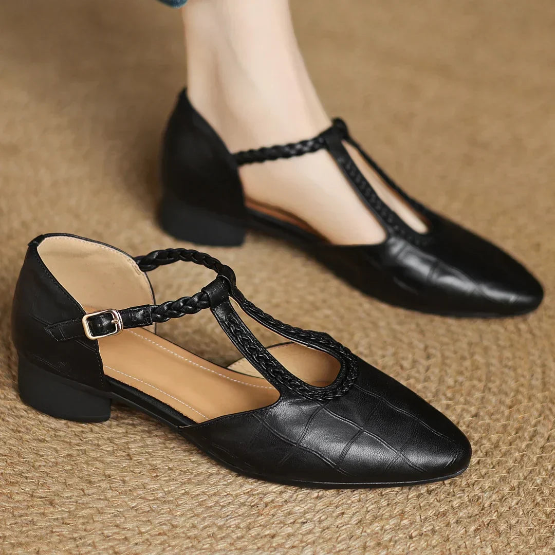 Briony | Leather Mary Janes