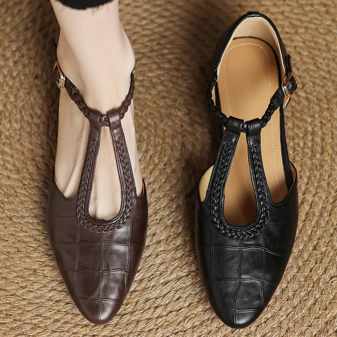 Briony | Leather Mary Janes