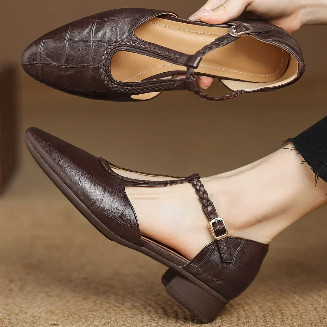 Briony | Leather Mary Janes