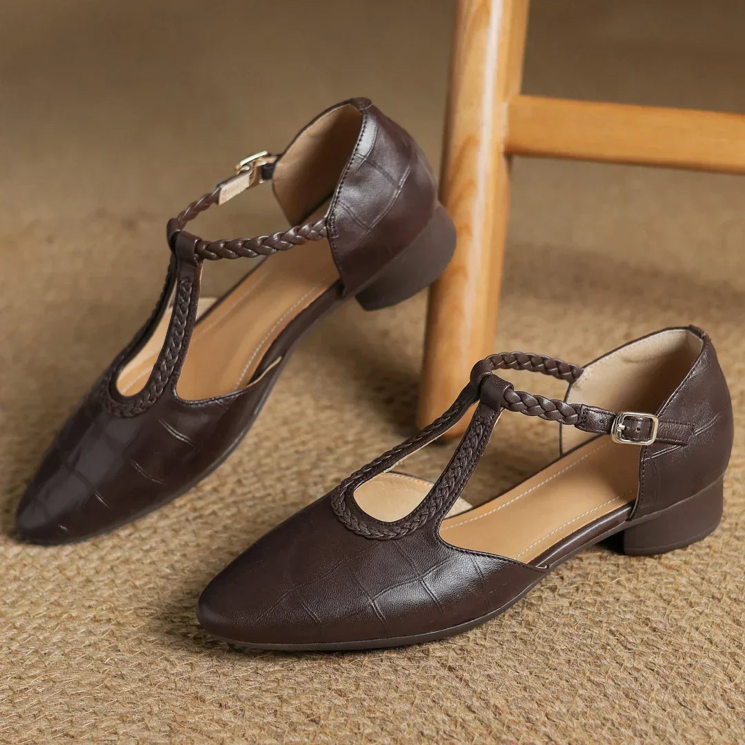 Briony | Leather Mary Janes