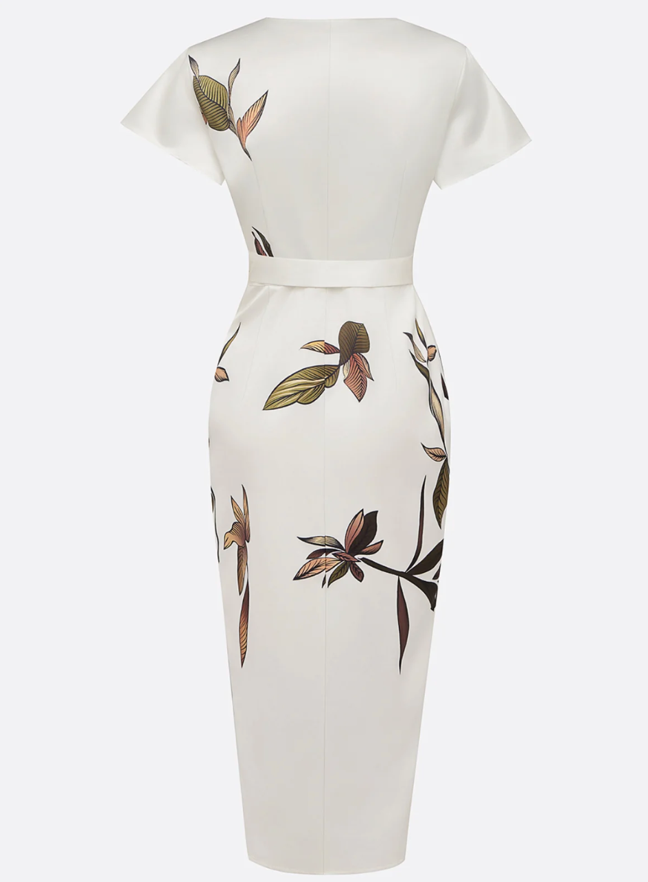 Celeste | Elegant dress with crossover