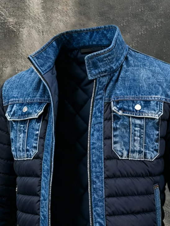 Royce | HYBRID QUILTED DENIM JACKET