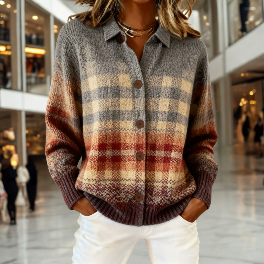 Tessa |  Soft Checked Sweater
