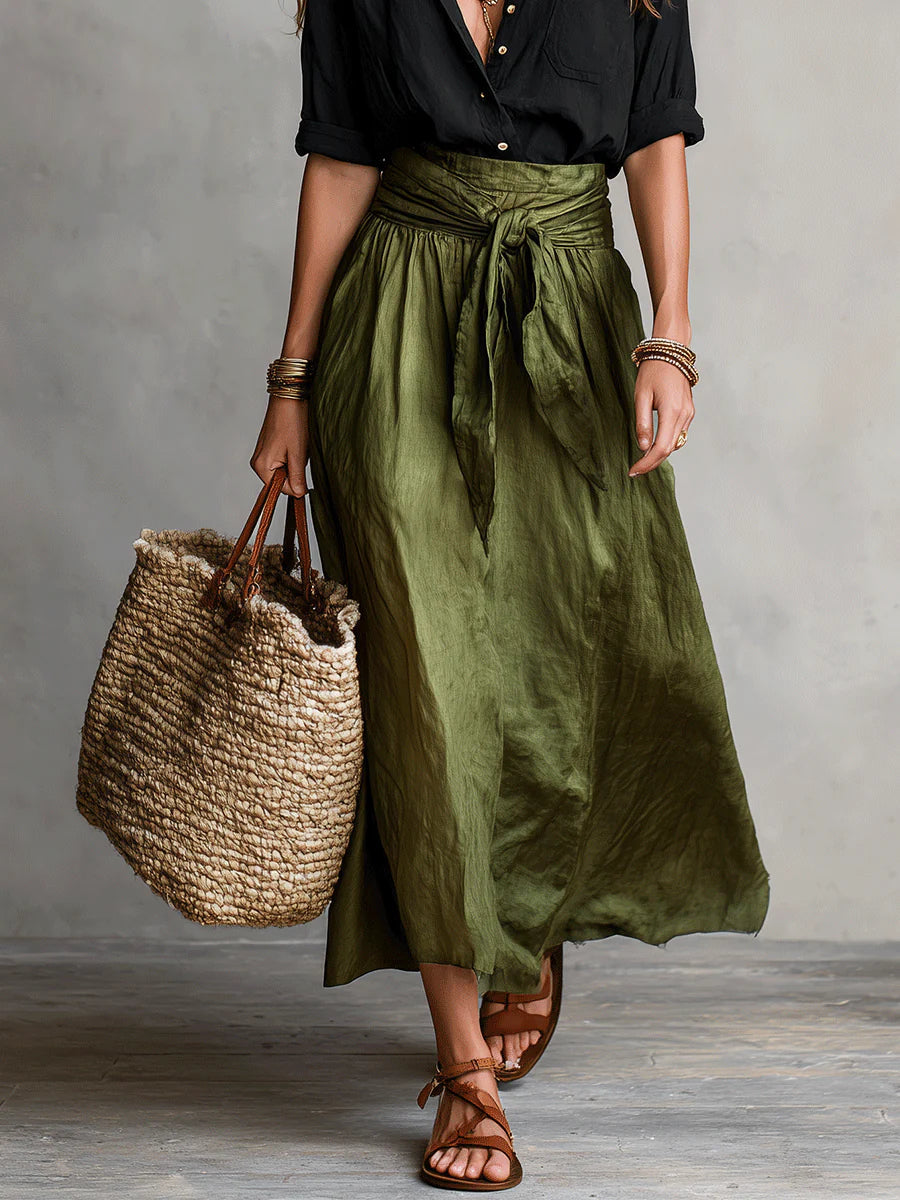 Sienna | T-shirt And Midi Skirt Set