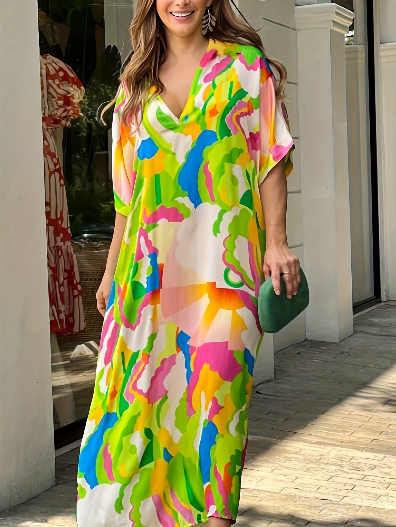 Marnie | Vibrant Abstract Dress