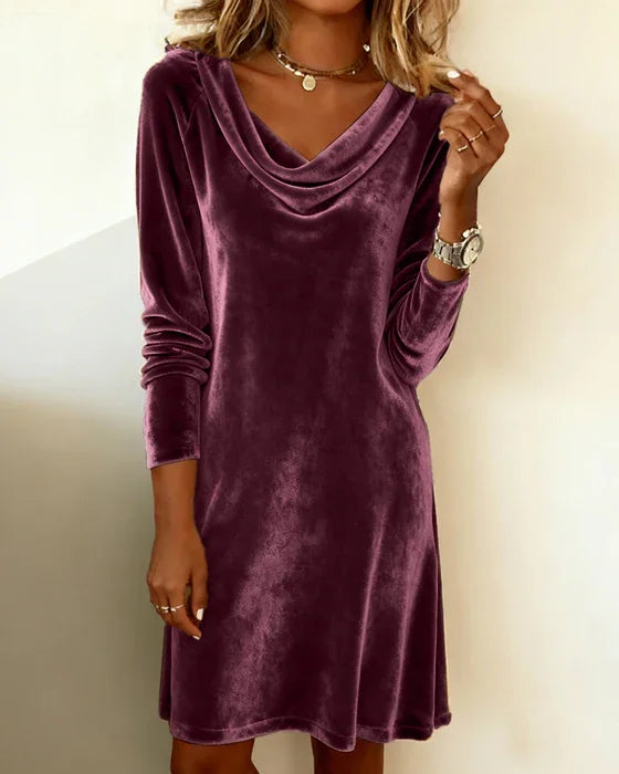 Rosie | Loose Fitting Velvet Dress