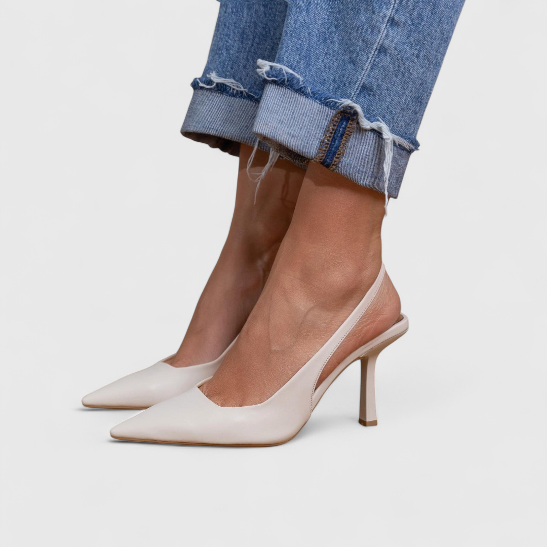 Ivy | Pointed Toe Slingback Heels