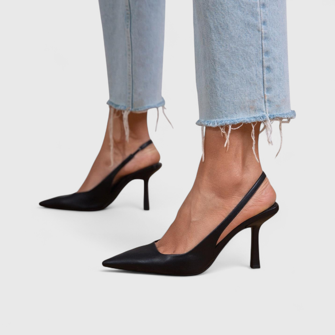 Ivy | Pointed Toe Slingback Heels