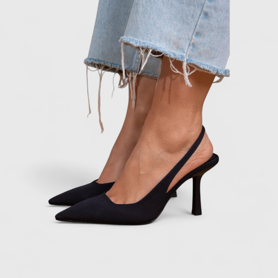 Ivy | Pointed Toe Slingback Heels