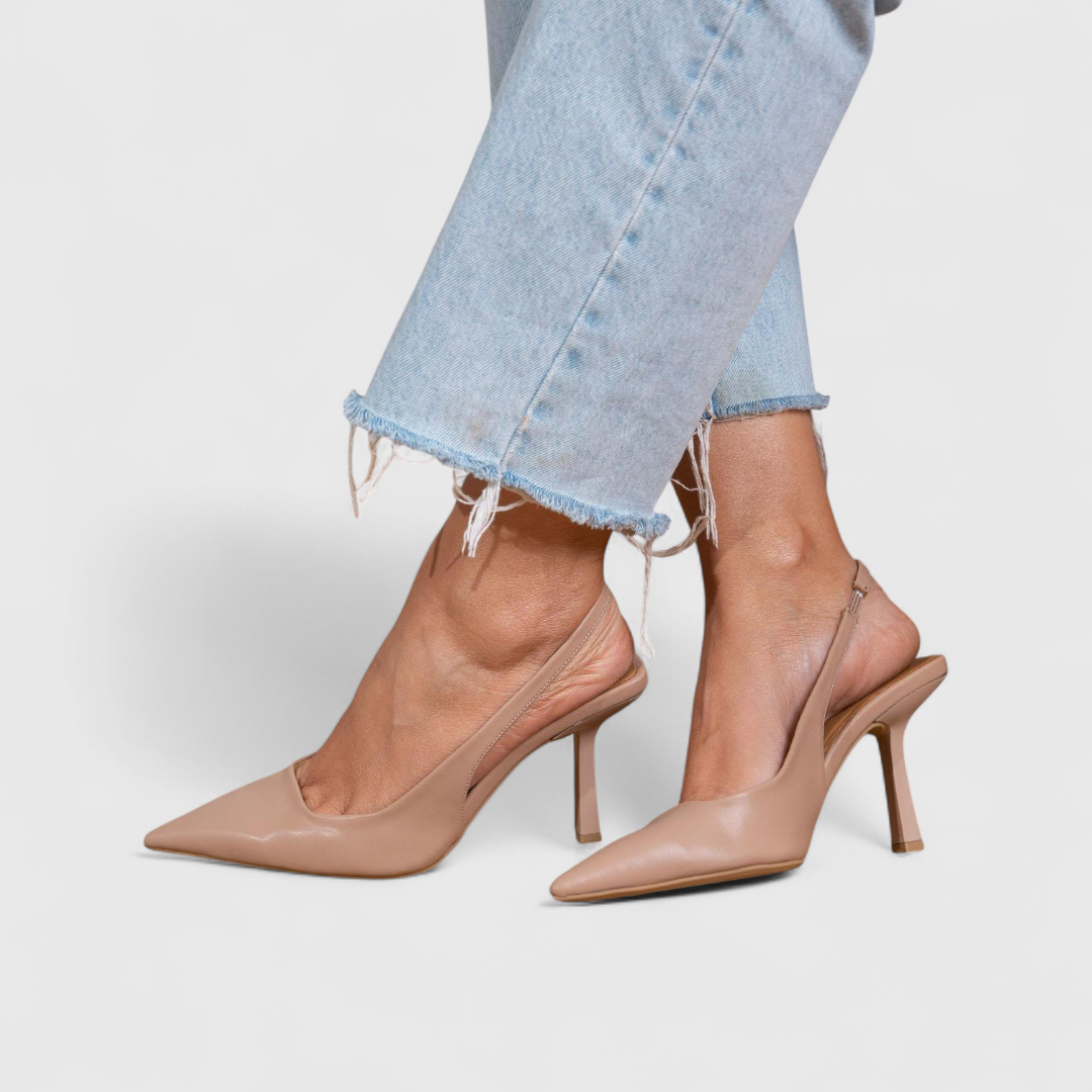 Ivy | Pointed Toe Slingback Heels