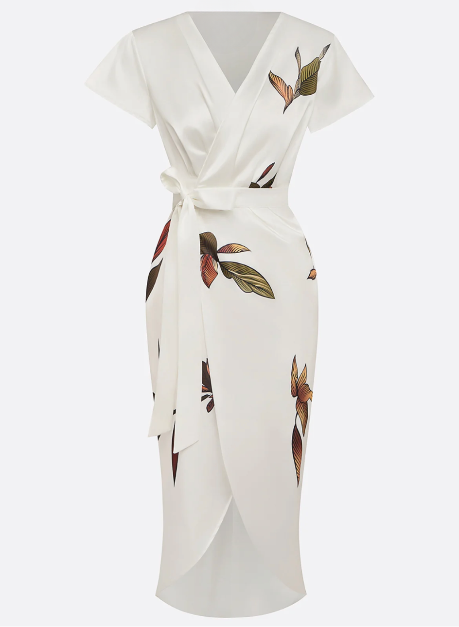Celeste | Elegant dress with crossover