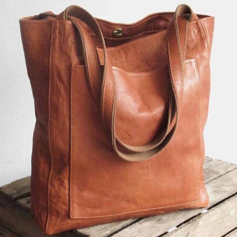 Magnolia |Classic Leather Tote Bag