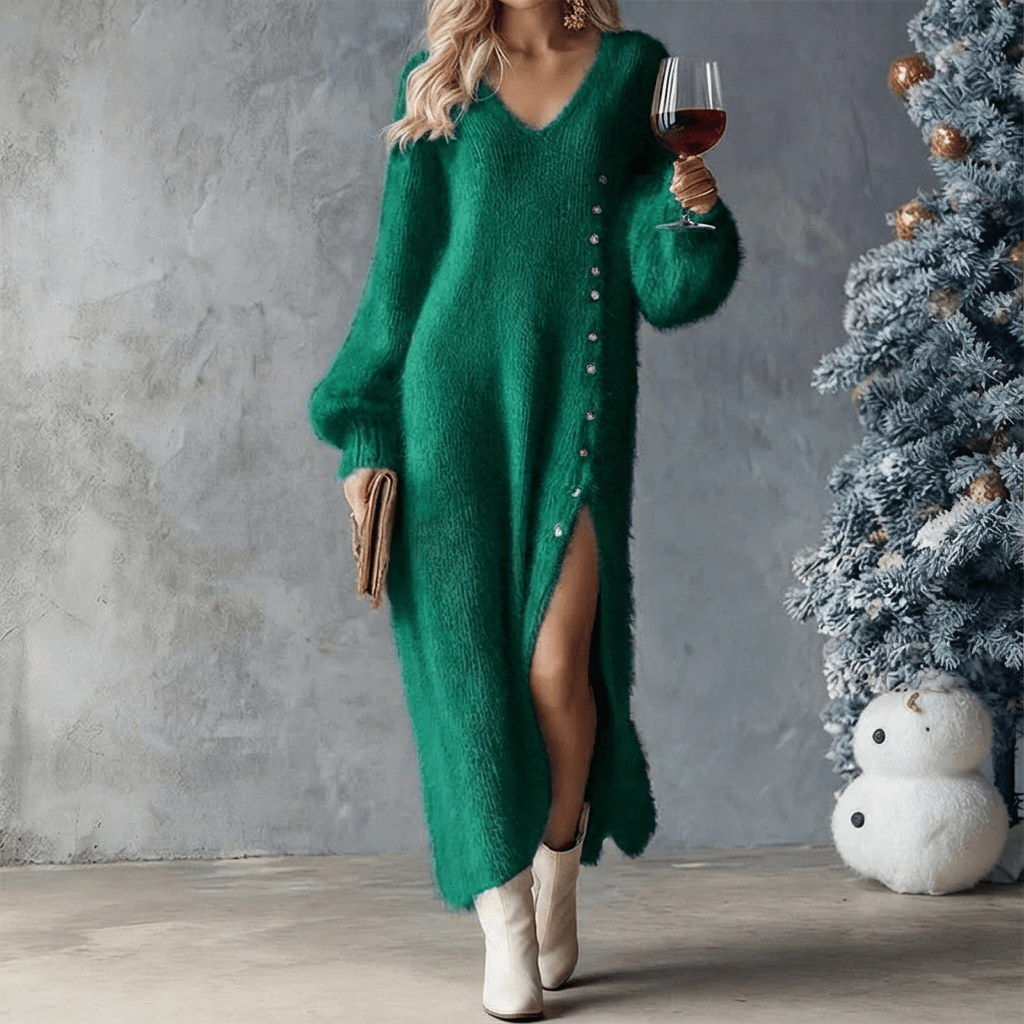 Hayden | Holiday Lounge Dress