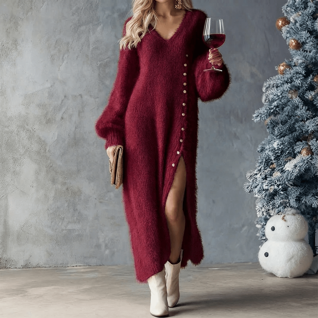 Hayden | Holiday Lounge Dress