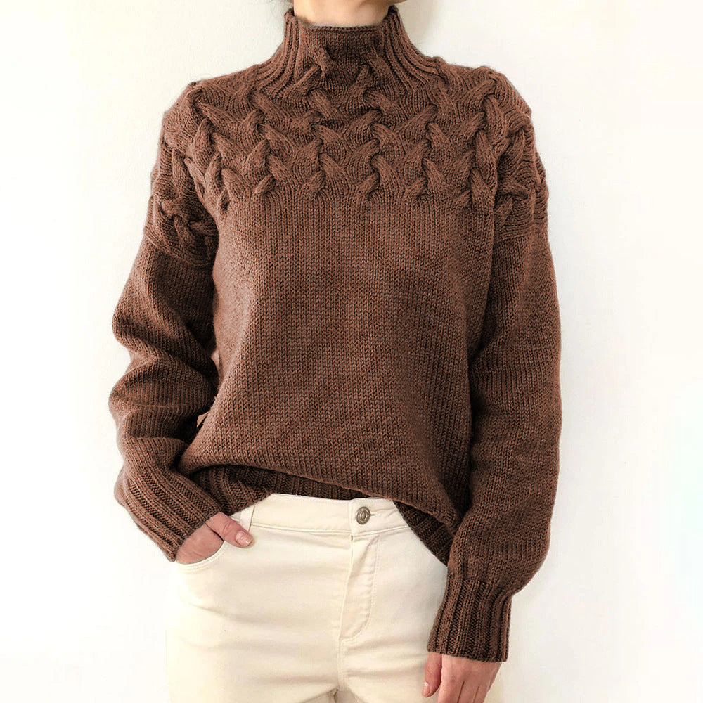 Reagan | Soft and Embracing High Neck Sweater