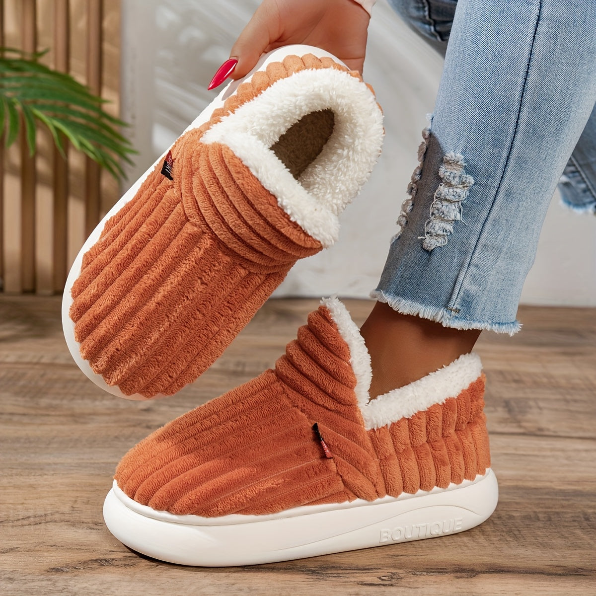 Eve | CozyStep Plush House Slippers