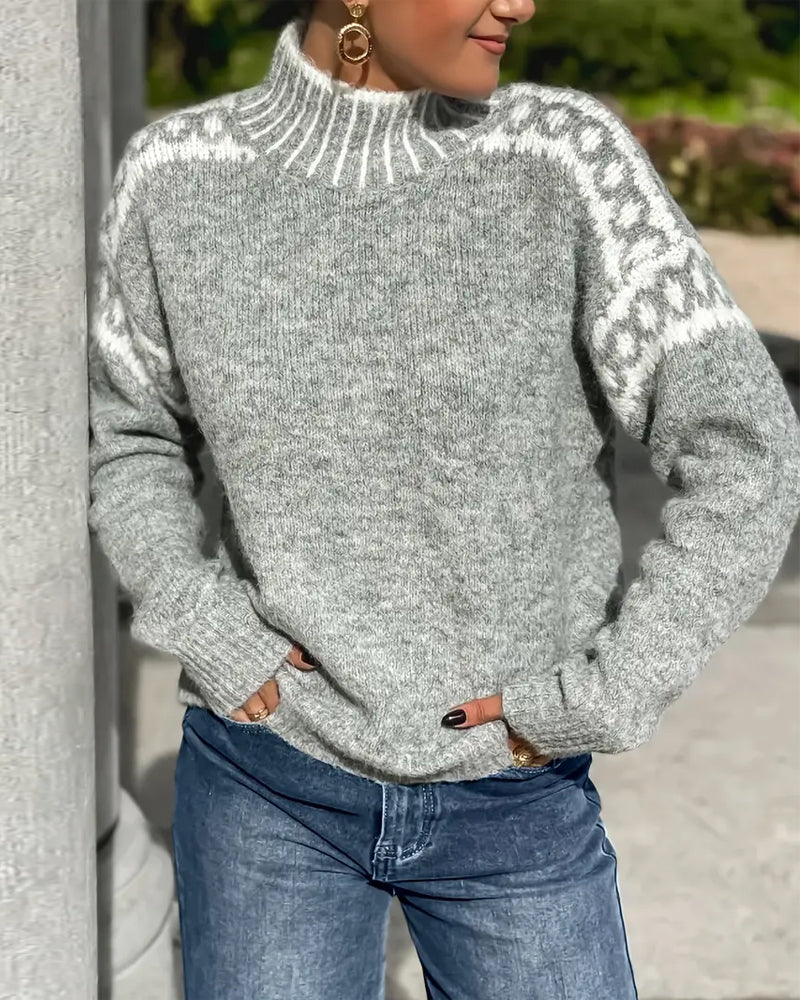 Nicole | Turtleneck Sweater Made of Knit