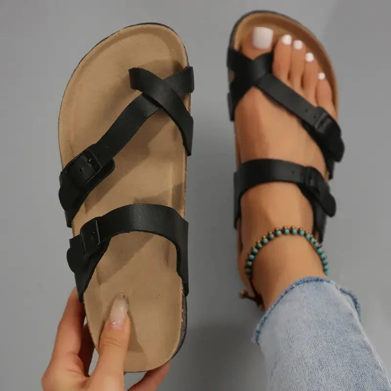 Emily | Casual Sandal with Strap and Buckle