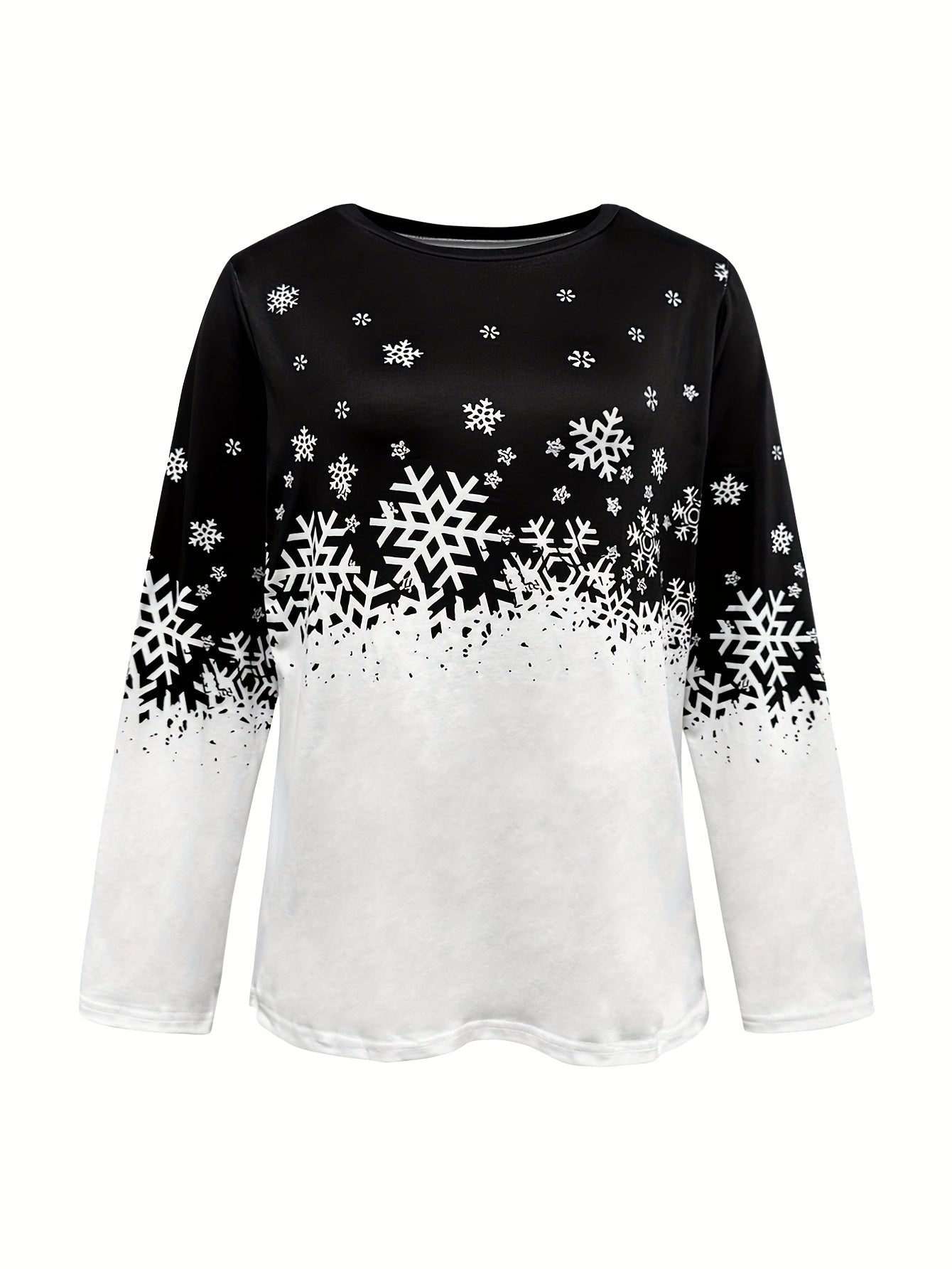 Savannah | Winter Print Long-Sleeve Top