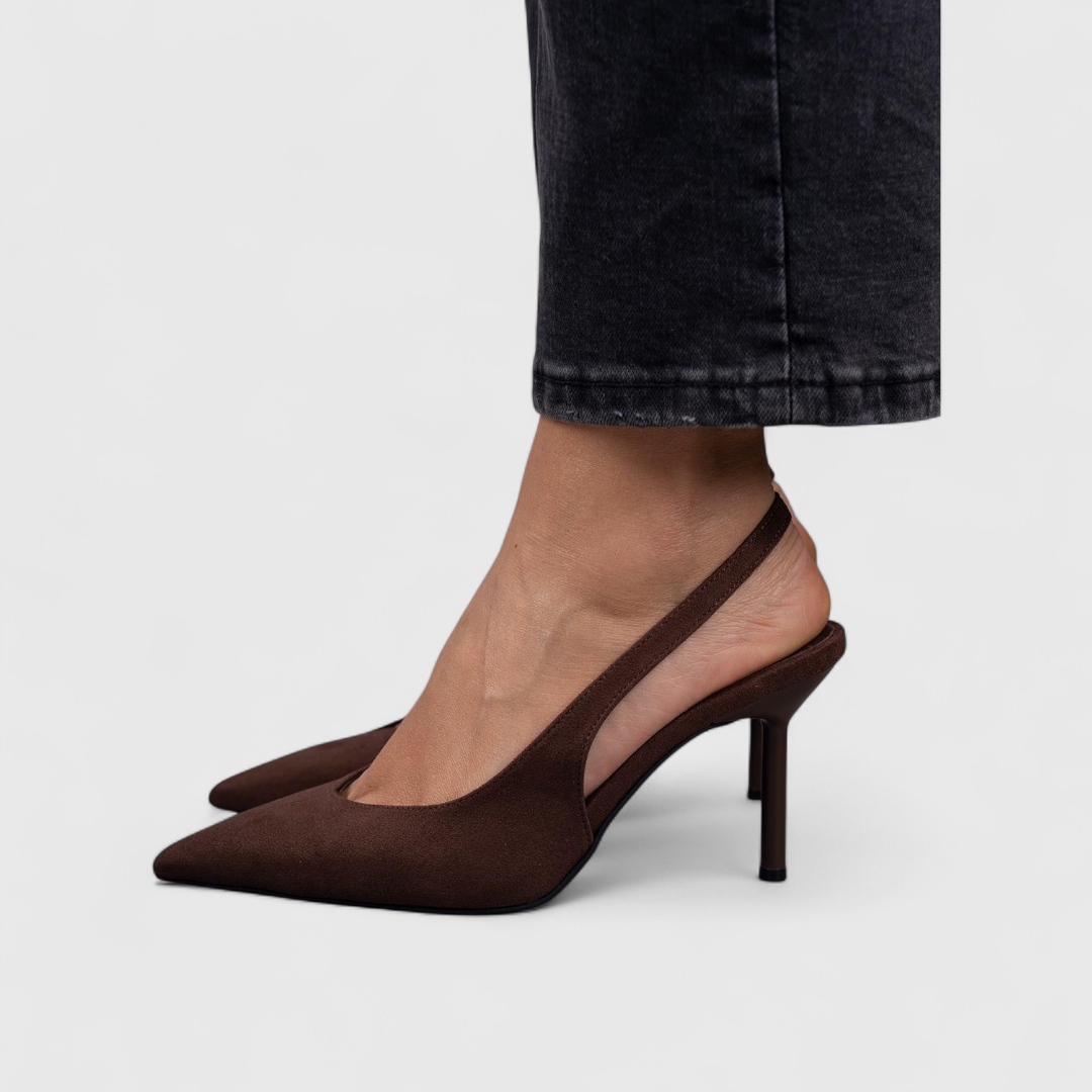 Ivy | Pointed Toe Slingback Heels