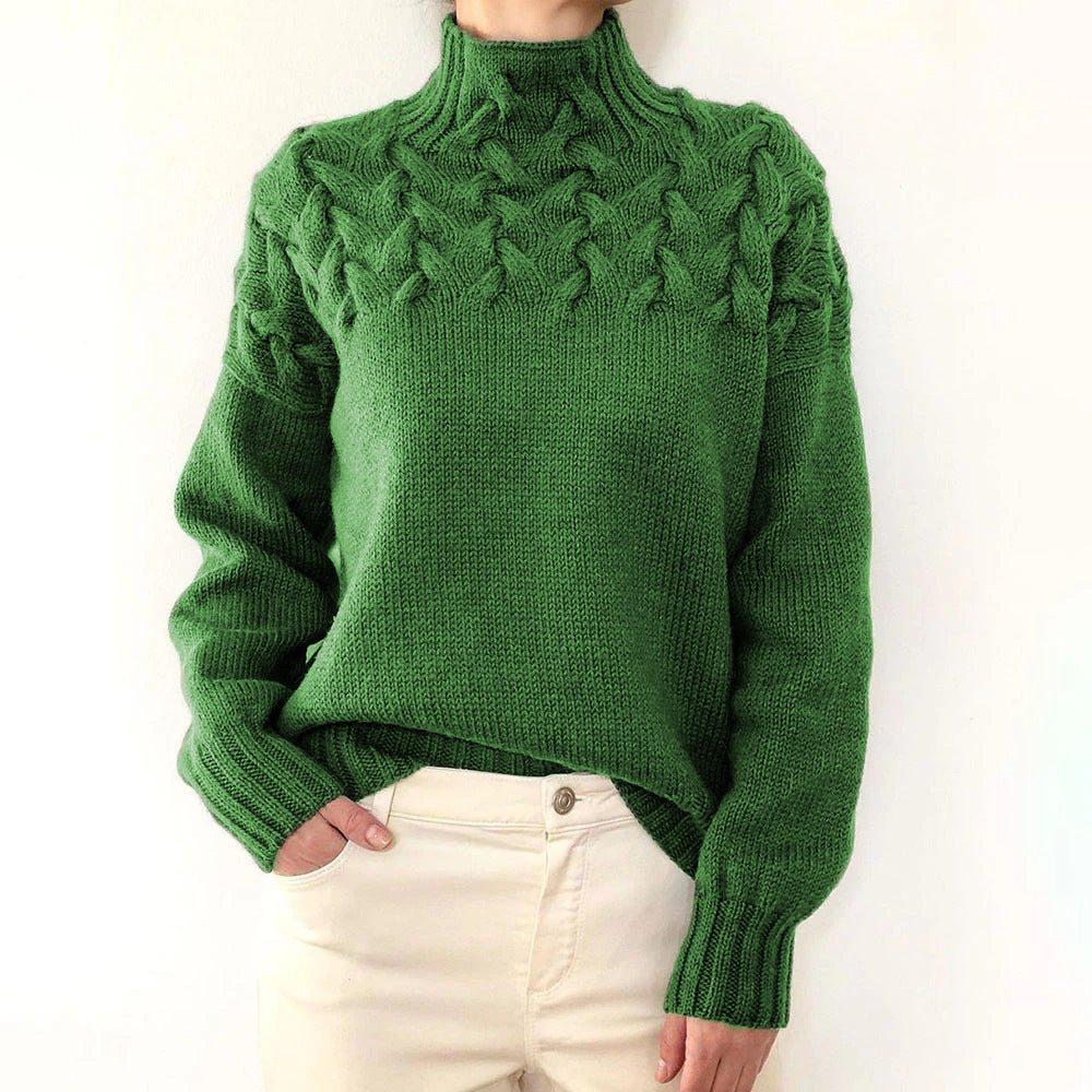 Reagan | Soft and Embracing High Neck Sweater