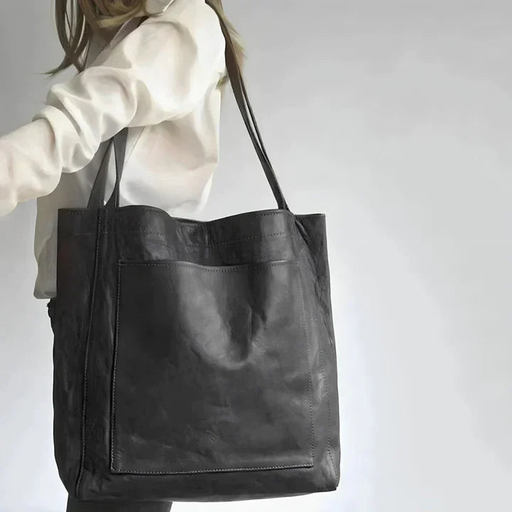 Magnolia |Classic Leather Tote Bag