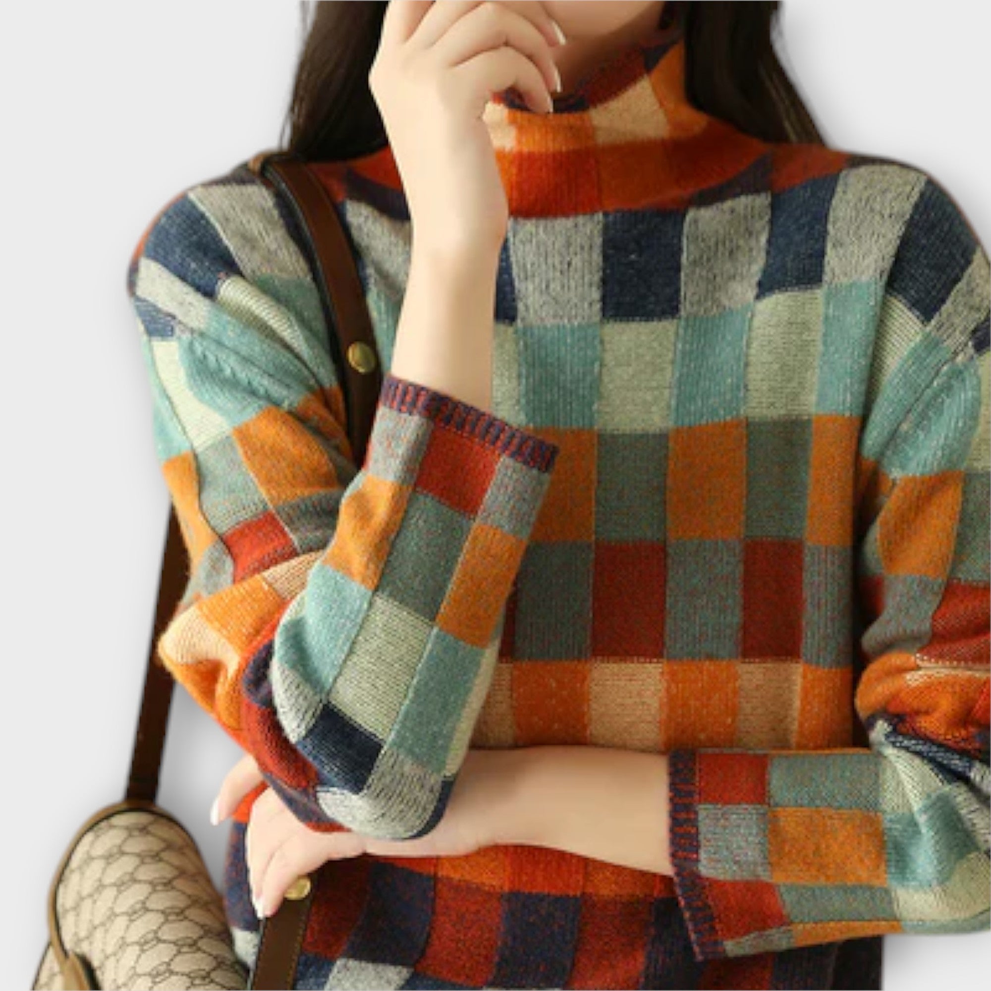 Sophie | Patchwork Sweater