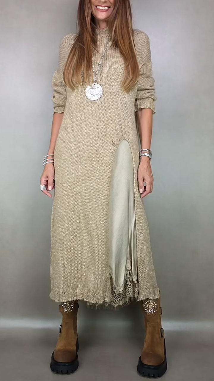 Mallory | Elegant Long Sweater Dress