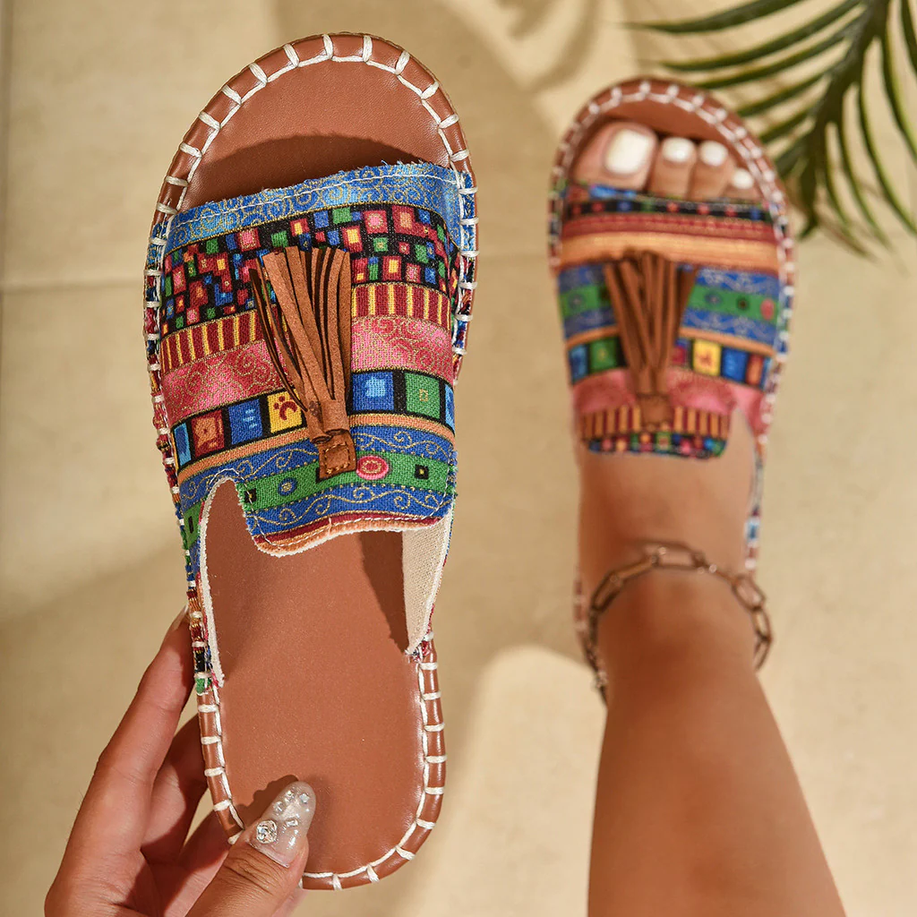 Ophelia | Bohemian Tassel Sandals