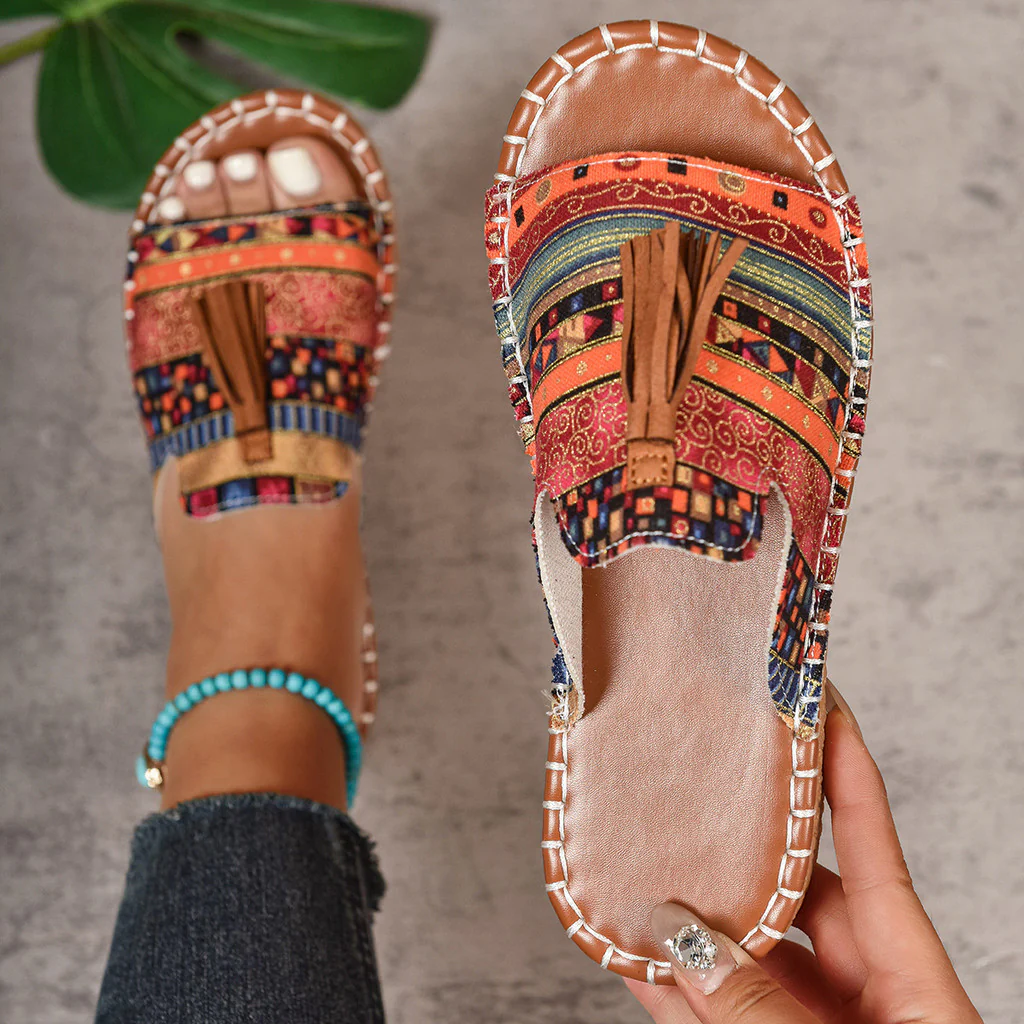 Ophelia | Bohemian Tassel Sandals