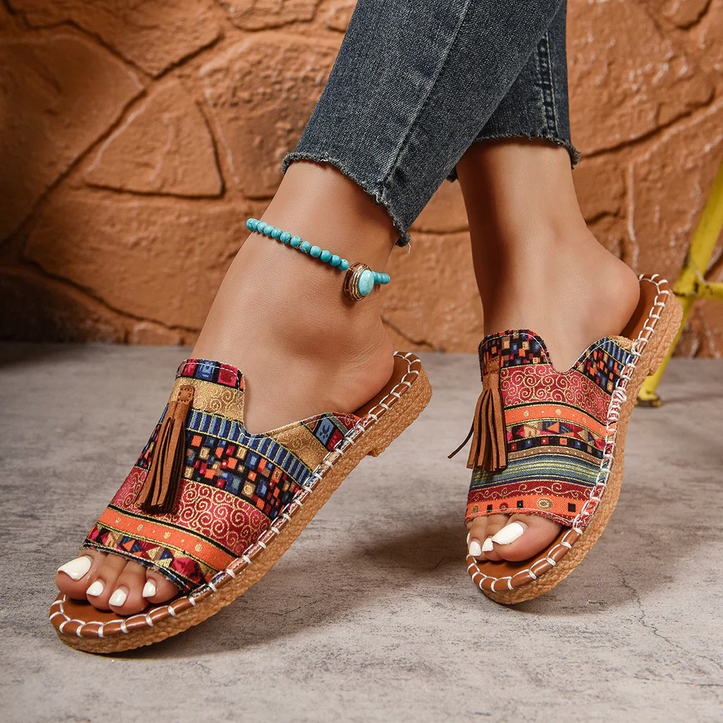 Ophelia | Bohemian Tassel Sandals