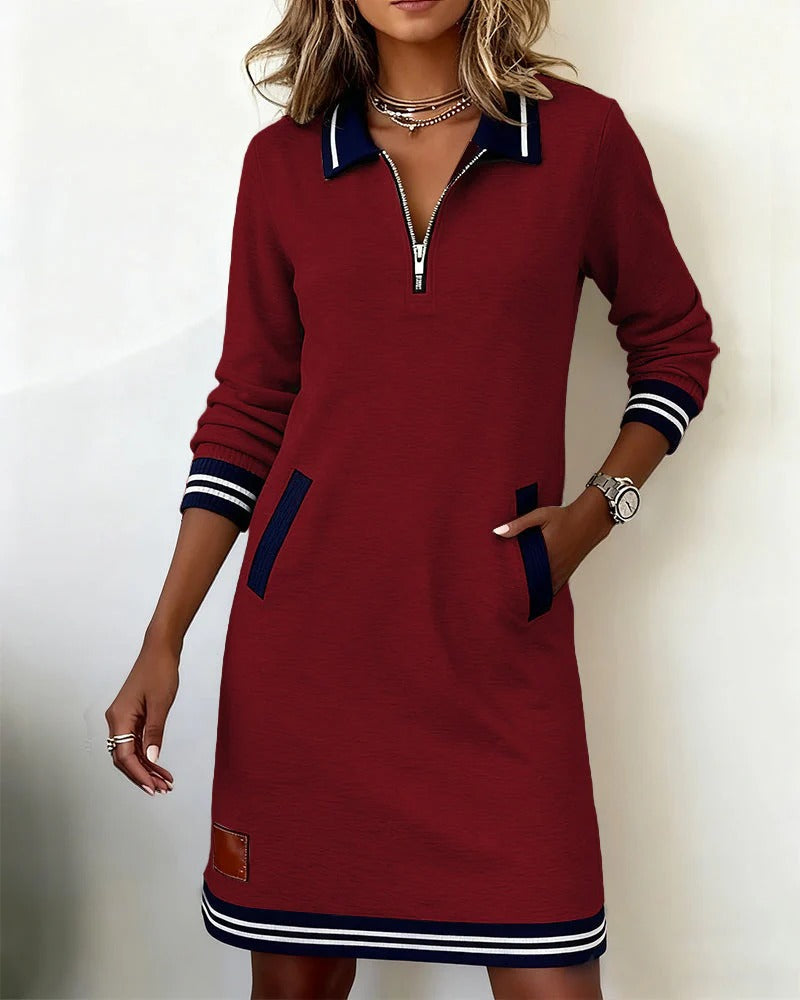 Lucy | Long Sleeve Cotton Dress