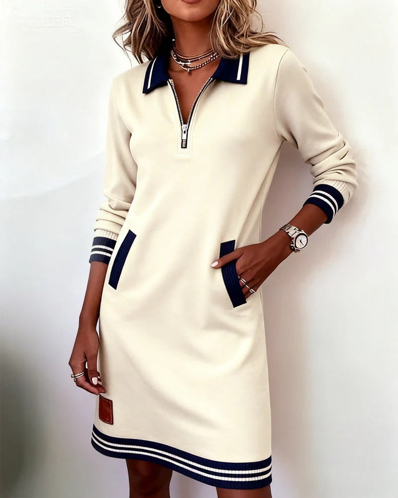 Lucy | Long Sleeve Cotton Dress